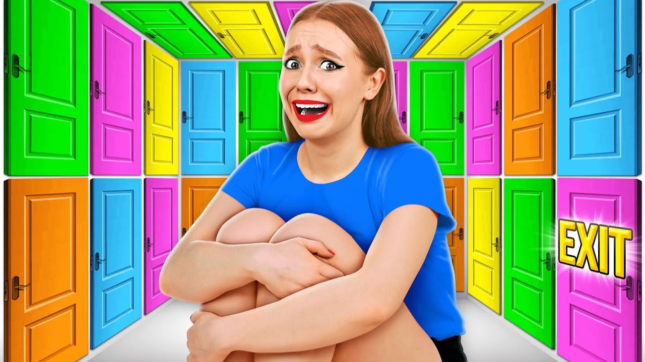 100 Тайных дверей и только одна тебя спасет Челлендж от Multi DO Challenge смотреть онлайн