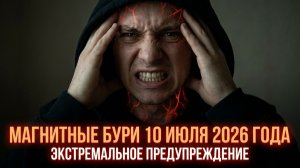 Головная боль сведет с ума всех: Магнитные бури 10 Июля 2026 года