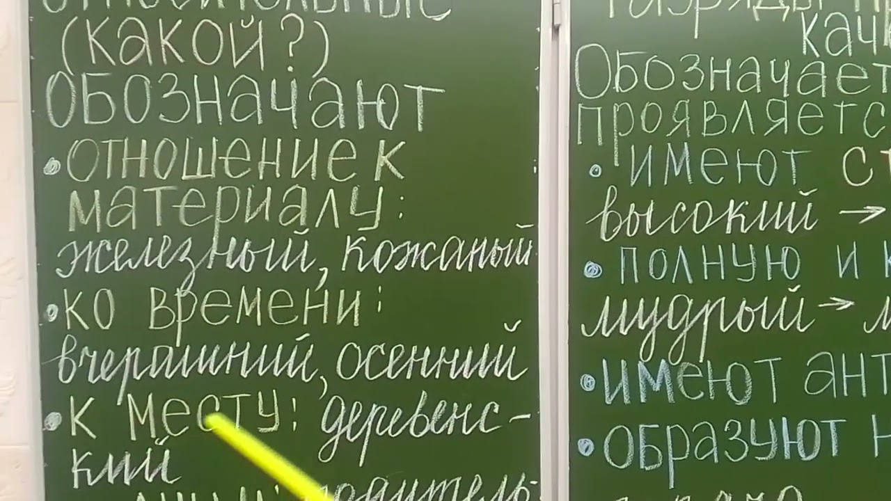 Разряды имён прилагательных: качественные, относительные, притяжательные. 3 класс смотреть онлайн