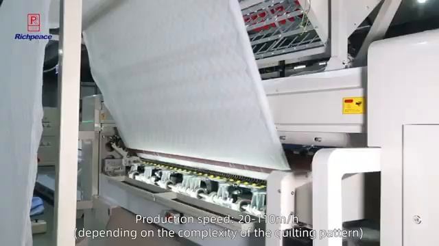 Computerized Multi-Needle Shuttle Quilting Machine (Flying Shuttle) смотреть онлайн