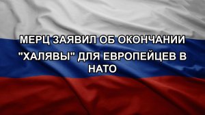 Мерц заявил об окончании «халявы» для европейцев в НАТО