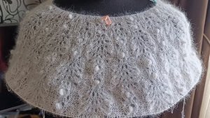 🧶🧶🧶Джемпер из мохера на заказ. Первый этап .