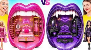 Строим Удивительный Кукольный Домик | Барби vs Вампир Челлендж