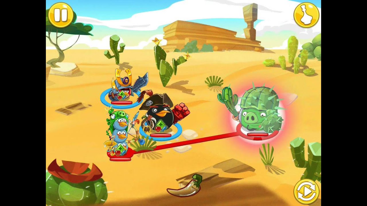 Angry birds Epic! Пустынный остров! Копим ресурсы! Серия 41! Энгри бердз Эпик смотреть онлайн