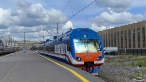 ДР1Б 0515 отправляется с Балтийского вокзалв в депо.