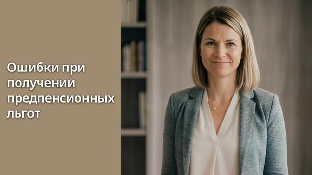 Ошибки при получении предпенсионных льгот смотреть онлайн