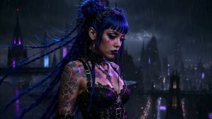 Velkira and Kyrra – Neon Cathedral   Gothic Cyberpunk Power Metal   Official Music Video