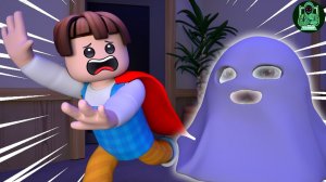 РОБЛОКС Брукхейвен. Испуганный супергерой! - Анимация Roblox