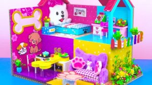 Миниатюрный  домик для собачки ❤️ DIY поделки детям