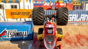 Монстр-Траки. Шоу на арене. Трюки машины Monster Truck Championship.