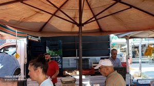 Овощной рынок - базар по средам в Конаклы - Турция.