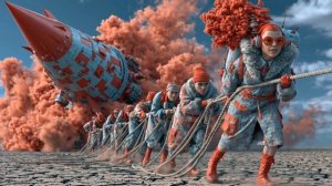 AI Surreal Art Video _ “Under Hollow Skies” _ Chris & Crystal AI Art