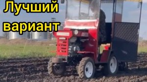 Редкая модификации Агромаш мт-110  работа на грани возможного в поле с сеялкой и боронами и сажалкой