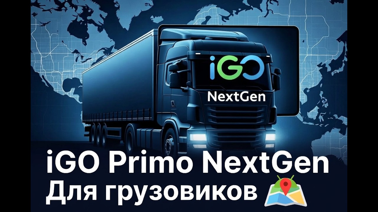 Установка навигации iGO Primo NextGen для грузовиков (полная инструкция) смотреть онлайн