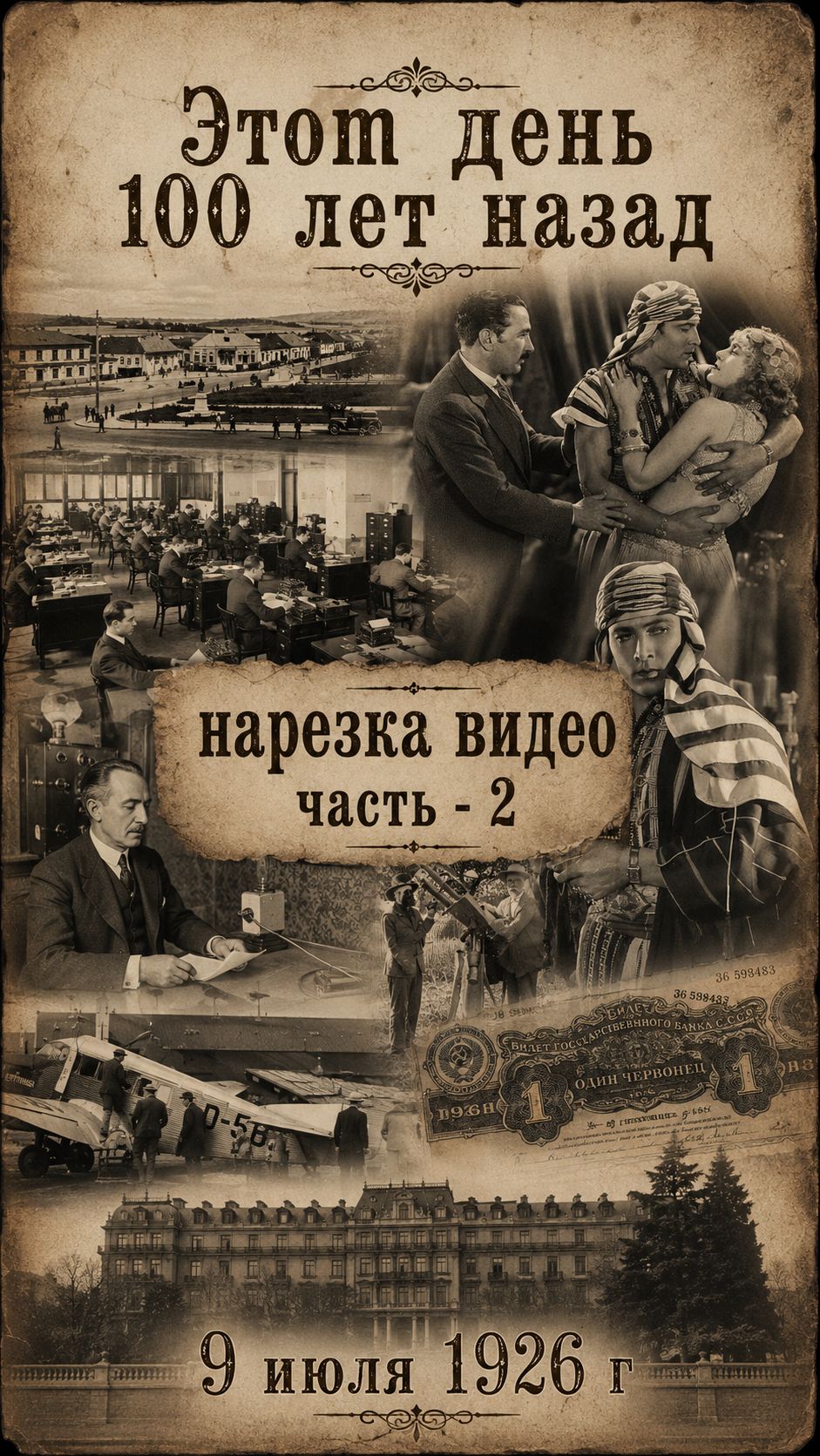 Этот день 100 лет назад | 09.07.1926 часть 2: Главные события дня | История России, СССР и мира