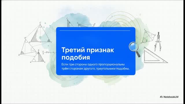 Геометрия 8 класс 68 Третий признак подобия треугольников