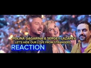 Полина Гагарина и Сергей Лазарев Спрячем слезы от посторонних REACTION
