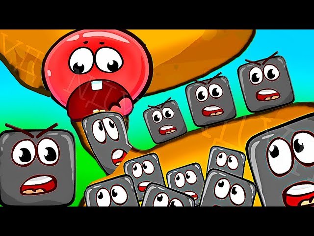 RED BALL 4 — PLAY THE BIG BOSS ! Complete game Adventure "INTO THE CAVE" with bossing fights смотреть онлайн