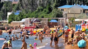 Крым, что ТВОРИТСЯ в Феодосии! Обстановка на пляжах. Уничтожение набережной или ремонт? Крепость.