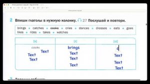 Видеоурок Present Simple (утверждения)