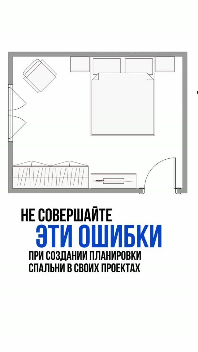 Не совершайте эти ошибки при создании планировки спальни в своих проектах