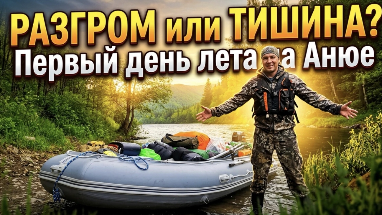 Первый день лета на р Анюй 2026