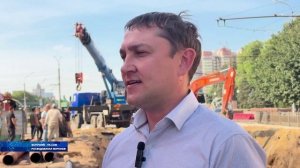 Прорыв канализации на Московском проспекте продолжают ремонтировать