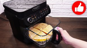 Завтрак За 5 Минут! Самый Простой рецепт! Очень Вкусно - лепешка с сыром и помидорами в аэрогриле!