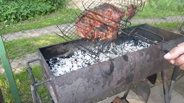 Дикий селезень на углях! смотреть онлайн
