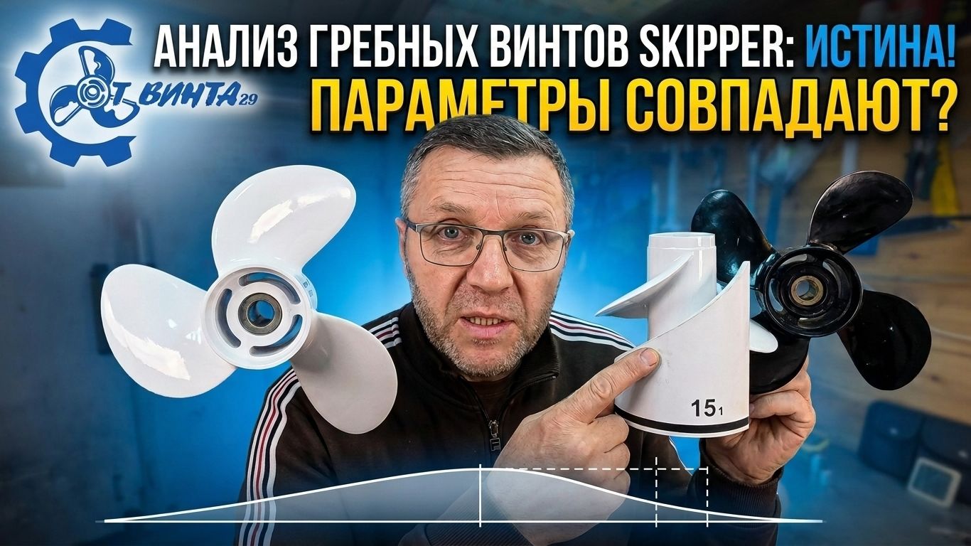 Вся правда о винтах SKIPPER жесткий тест на шаговой горке! Честный обзор при поддержке друзей «ОТ ВИ