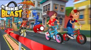 Велосипедная гонка - Bike Blast: Геймплей