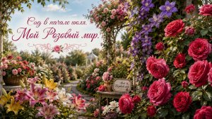 Сад в начале июля.