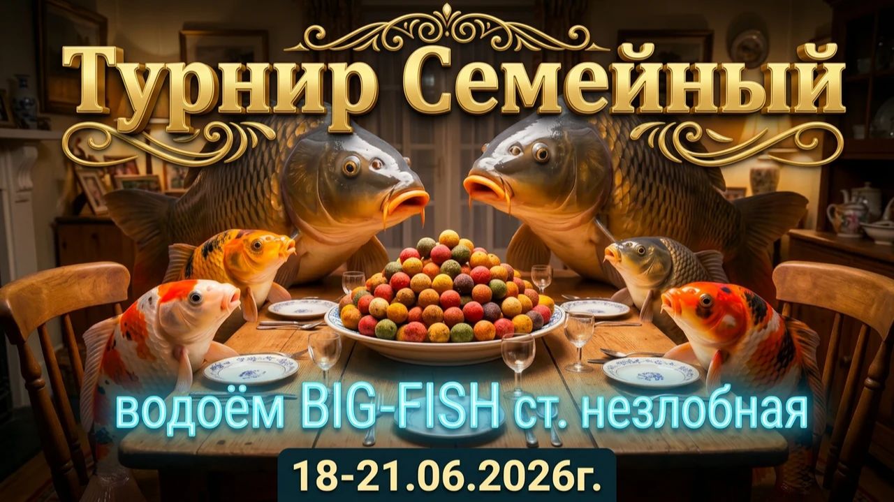 Семейный турнир BIG-FISH ст.Незлобная смотреть онлайн