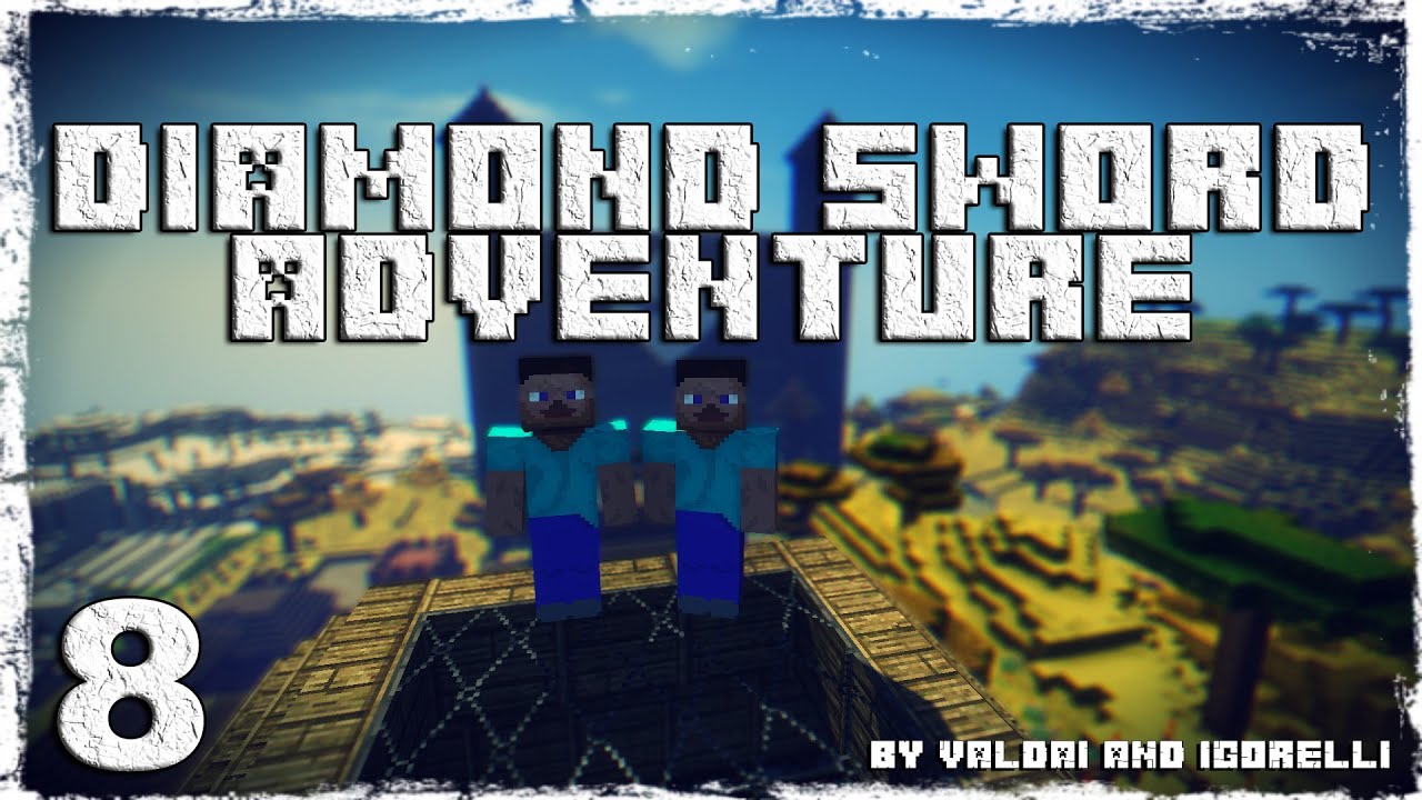 [Coop] Minecraft Diamond Sword Adventure. #8: Слишком много чешуйниц. смотреть онлайн