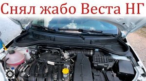 Как самостоятельно снять жабо на Лада Веста НГ