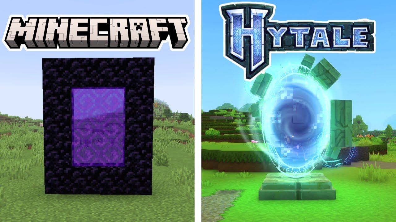 Hytale против Minecraft ｜ Сравнение игрового процесса смотреть онлайн