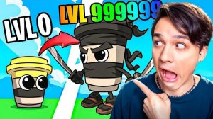 ПРОКАЧАЛ СВОЕГО КАПУЧИНО АССАСИНО ДО МАКСИМАЛЬНОГО УРОВНЯ В РОБЛОКСЕ! BRAINROT EVOLUTION ROBLOX!