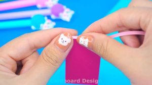 Вилла Make Pretty Pink со спальней на крыше, мини-кухней и бассейном #Миниатюрный картонный дом