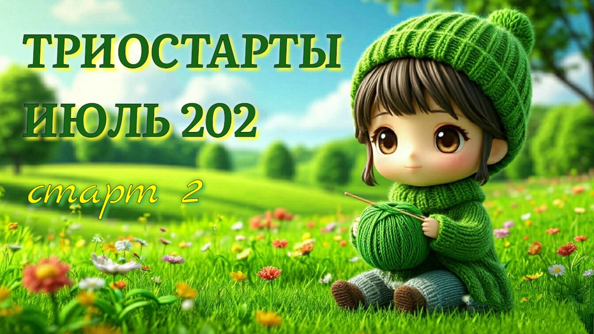 СП Триостарты ИЮЛЬ. Старт 2. Начала вязать котика спицами из носочной пряжи плюс мохер смотреть онлайн