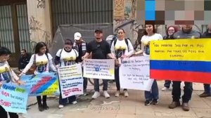 🇨🇴🖕🇺🇦В Колумбии народ вышел на антиукраинские протесты с требованием прекратить вербовку населе