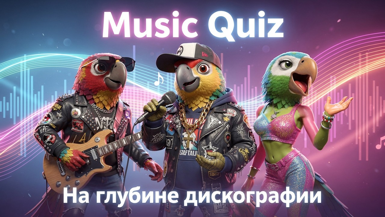 Музыкальный квиз №37 На глубине дискографии. Часть 5. смотреть онлайн