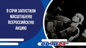 В Сочи запустили масштабную всероссийскую акцию