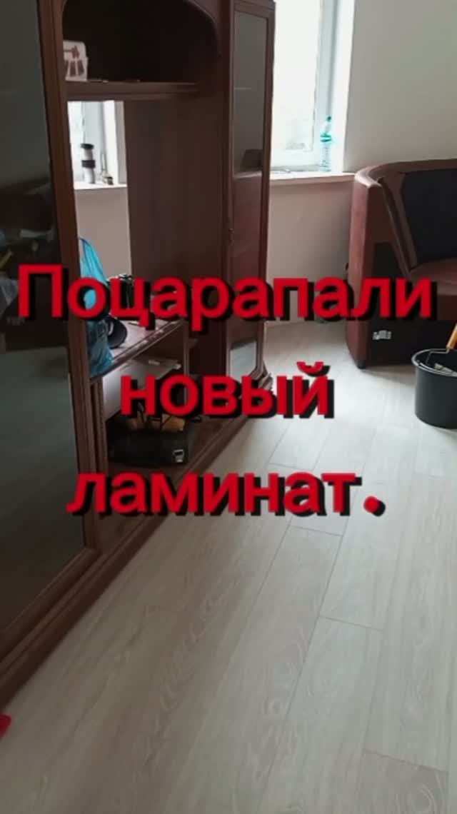 Поцарапали новый ламинат. смотреть онлайн