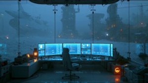 Moon Protocol ｜ Sci Fi Ambient Music for Coding, Deep Focus & Evening Study ｜ 3 Hours-