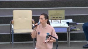 Выступление руководителя проекта «Россия без сквернословия» Дьяченко О.А. на конференции в Томске.