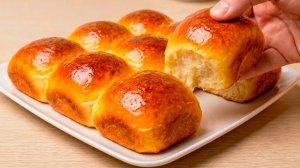 СДОБНЫЕ ВАНИЛЬНЫЕ БУЛОЧКИ! МЯГКИЕ КАК ПУХ, ТАЮТ ВО РТУ!