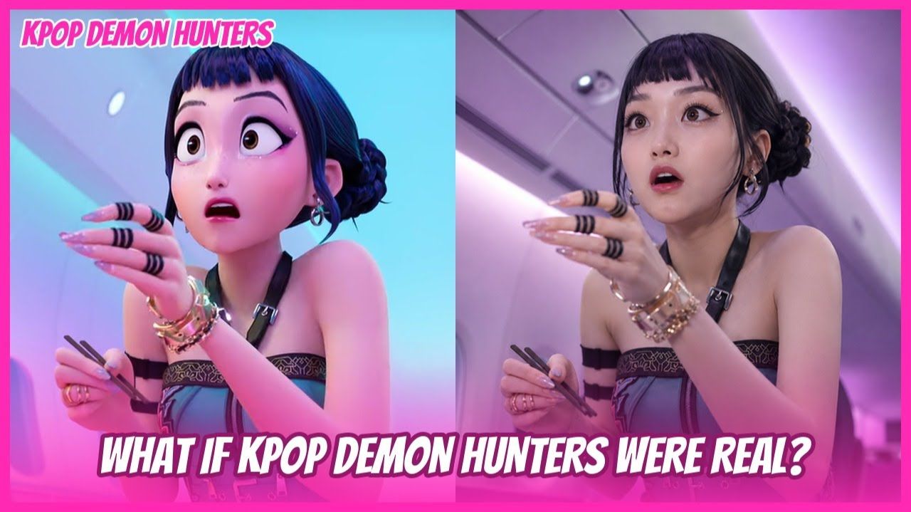 K-pop Demon Hunters: 실사판 싱크로율 100% ✨ (実写化シンクロ率100%) | IF REAL смотреть онлайн