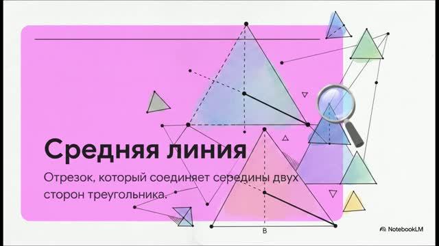 Геометрия 8 класс 69 Средняя линия треугольника