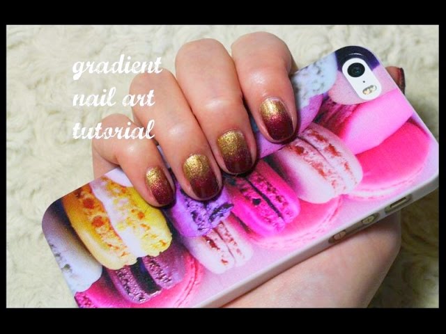 NAIL ART | Градиент Маникюр + лайфхак | Gradient nail art tutorial смотреть онлайн