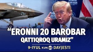 🍿 Eronda qurbonlar bor, Ukraina «Patriot» ishlab chiqaradi – kun dayjesti